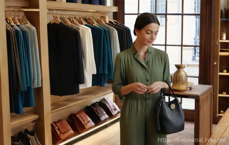 미니멀라이프 문화 체험 - **"A serene young woman, in her late 20s, with short, neat hair, dressed in a comfortable yet stylis... 미니멀라이프 문화 체험 - **"A serene young woman, in her late 20s, with short, neat hair, dressed in a comfortable yet stylis...